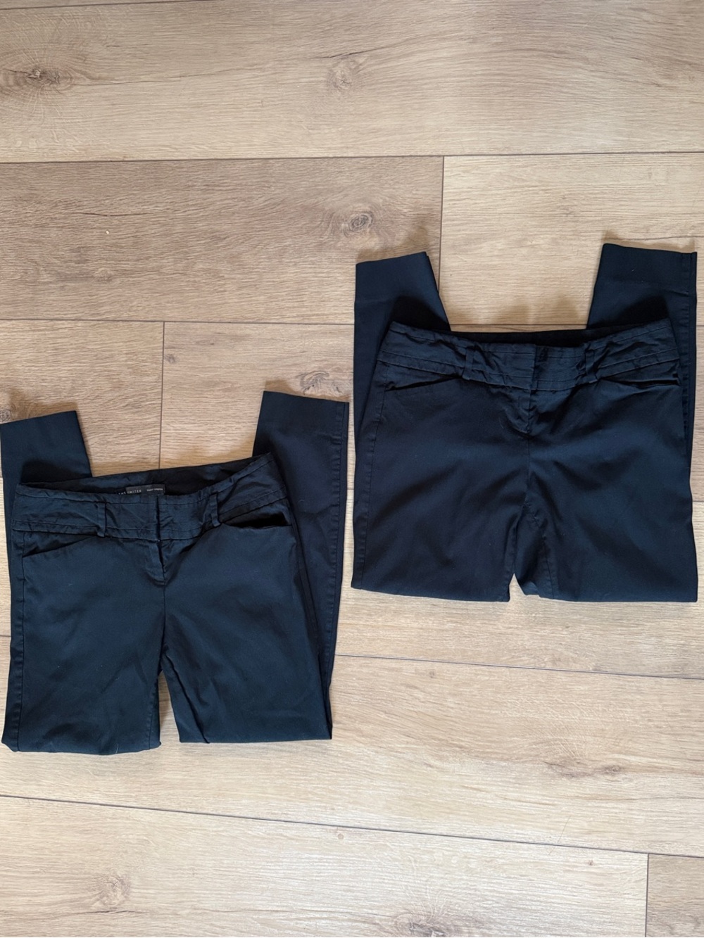 VGUC Set of 2️⃣ The Limited Exact Stretch Black Ankle Pants Size 4S (Petite)